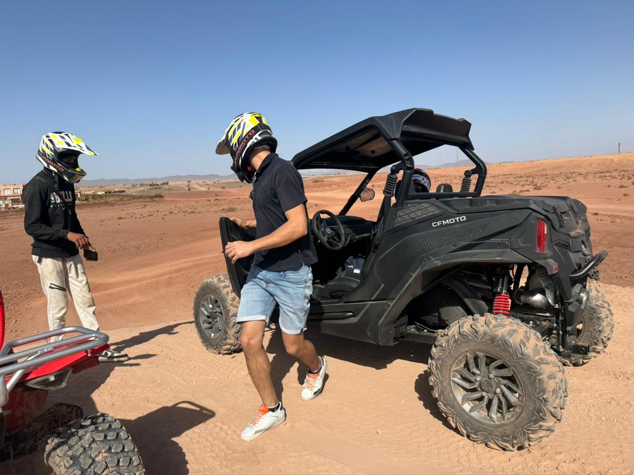 Coucher de soleil quad